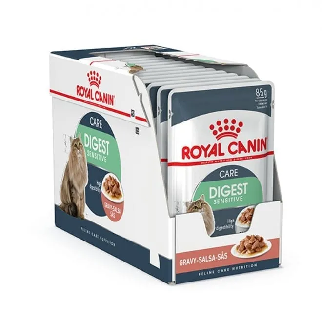 Royal Canin Digest Sensitive in Gravy 85g (12-Pack)