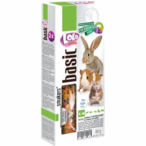 Lolo Pets Flower Petal Smakers for Hamster & Rabbit