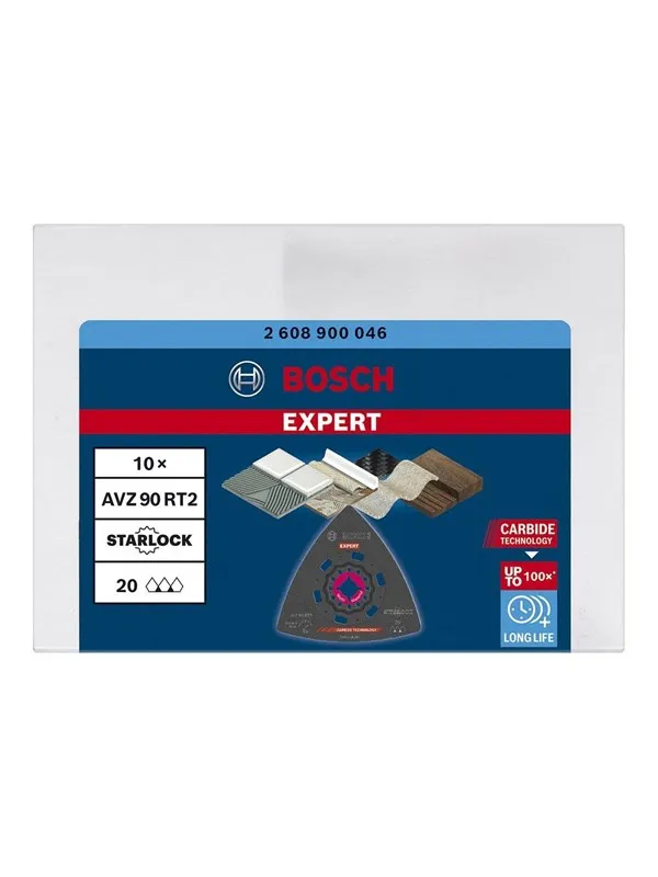 Bosch SLIBEPLADE AVZ90RT2 90MM K20 10 STK