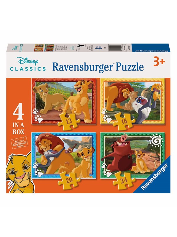 Ravensburger Disney Lion King Puzzle - 4 Puzzles Gulv