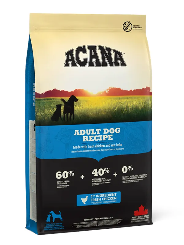 Acana Adult Dog Recipe Dry Dog Food 17kg