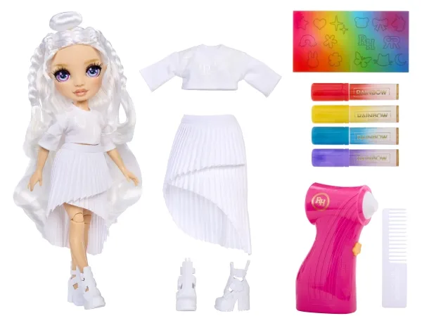 Rainbow High Air Brush & Create Fashion Dolls Purple eyes