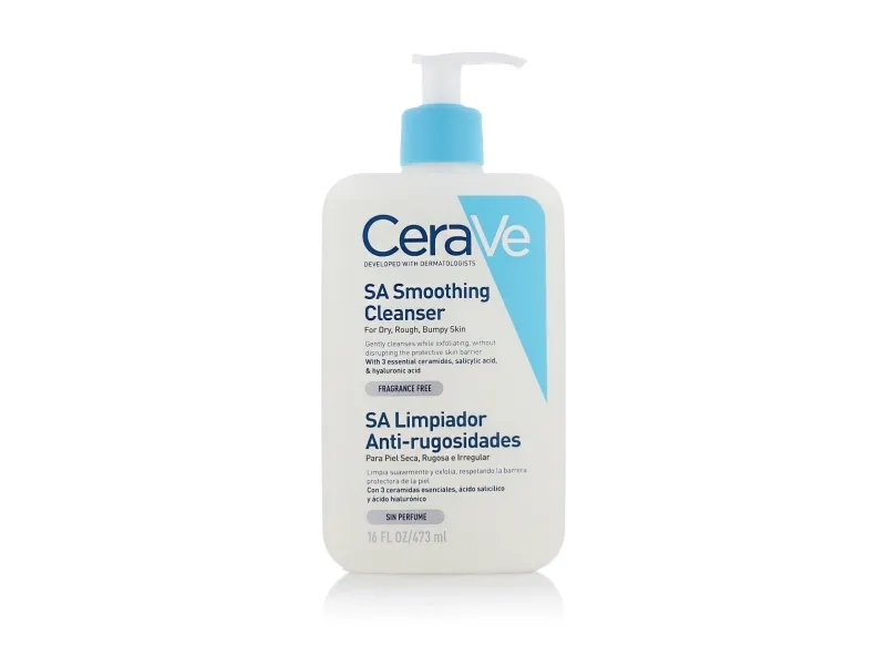 CeraVe SA Smoothing Cleanser 473ml - Dry Rough Bumpy Skin