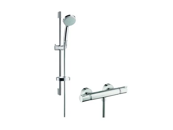 Hansgrohe ecostat comfort combi set 0.65 m with croma 100 va