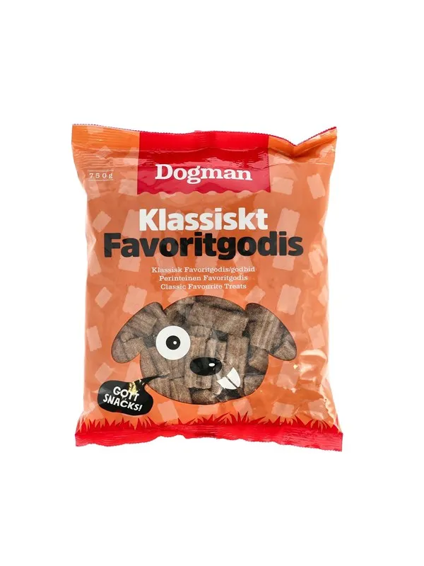 Dogman Klassiske hundegodbiter 750g