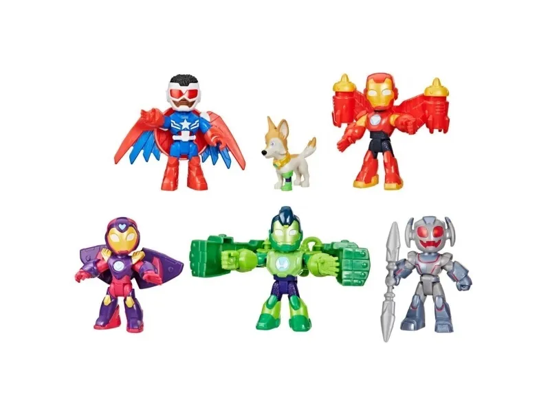 Marvel Iron Man and his Awesome Friends Armoured-Up Avengers Multipack 7.5 cm
