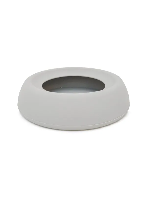 Dogman Myk Silikon Anti-Søl Reiseskål Grå 470ml 17x4.5cm