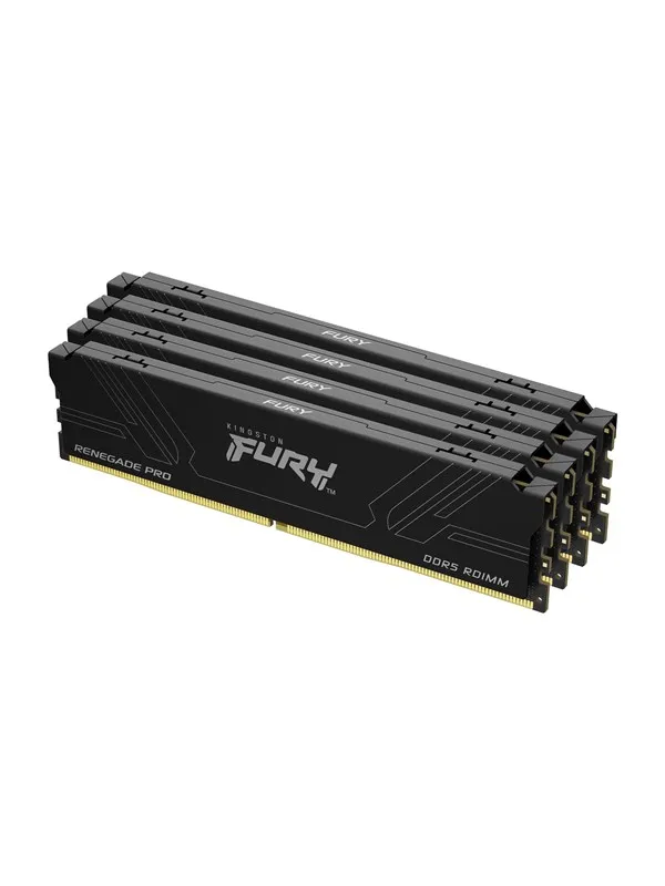 Kingston FURY Renegade Pro DDR5-7600 - 64GB - CL38 - Quad Channel (4 pcs) - AMD EXPO & Intel EXPO - Svart