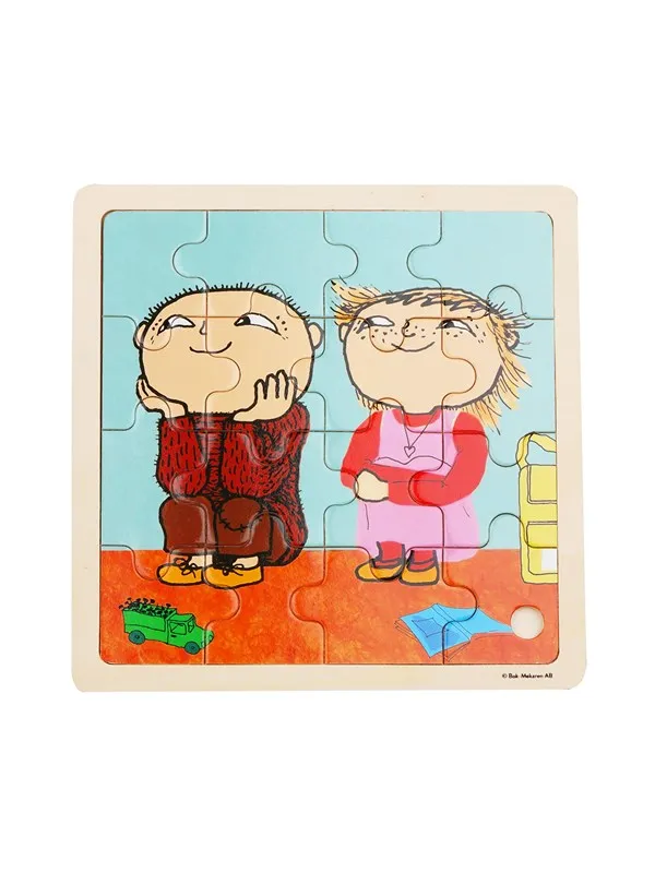 Barbo Toys Puzzle 16 Pcs Wooden Puzzle Friends Tre