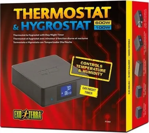EXO TERRA - Thermostat/Hygrostat 600W/100W
