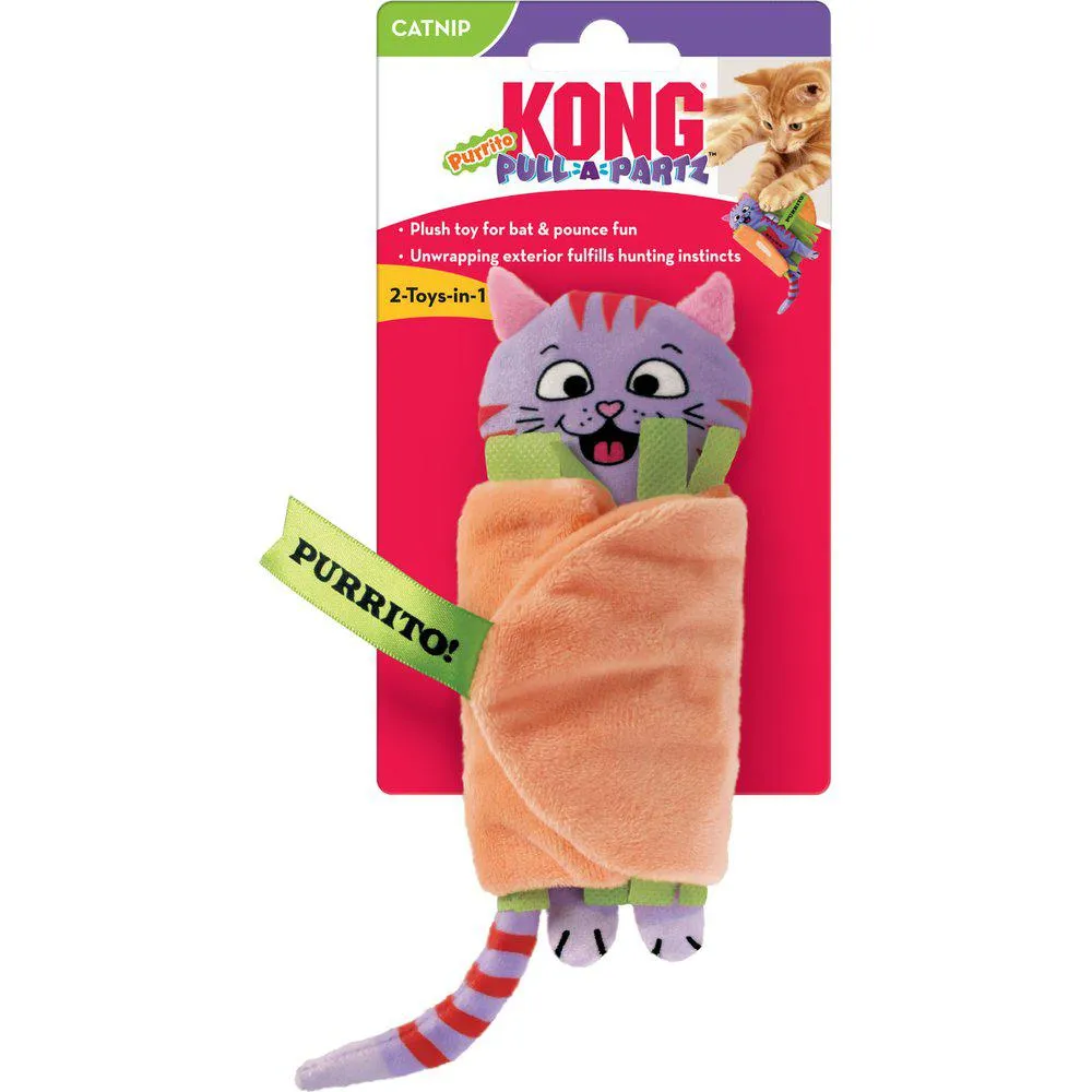 KONG Cat Toy Pull-A-Partz Purrito