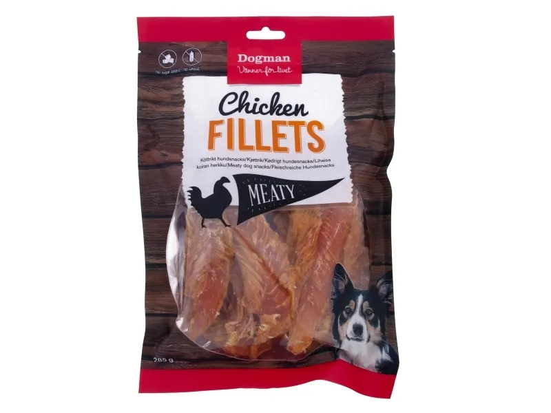 Dogman Meaty Chicken Fillets Dog Treats 285g