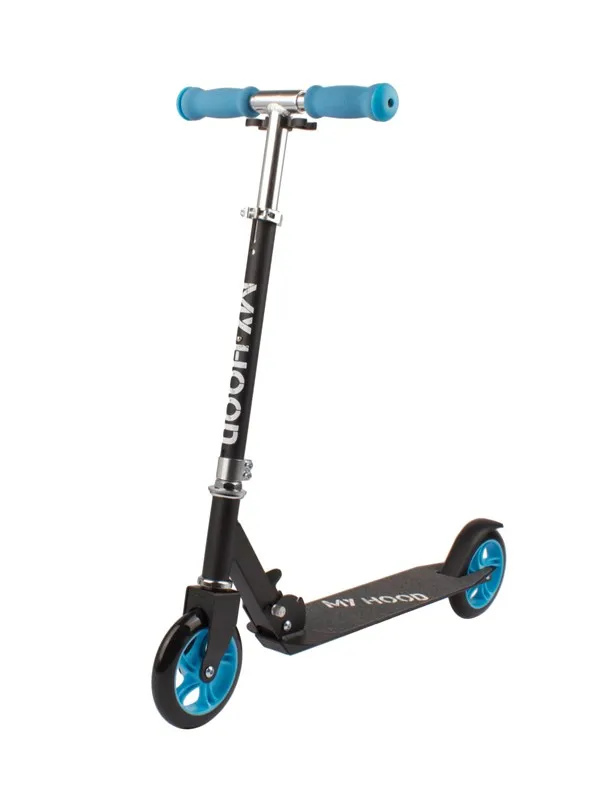 My Hood 145 Scooter - Black/Turquise