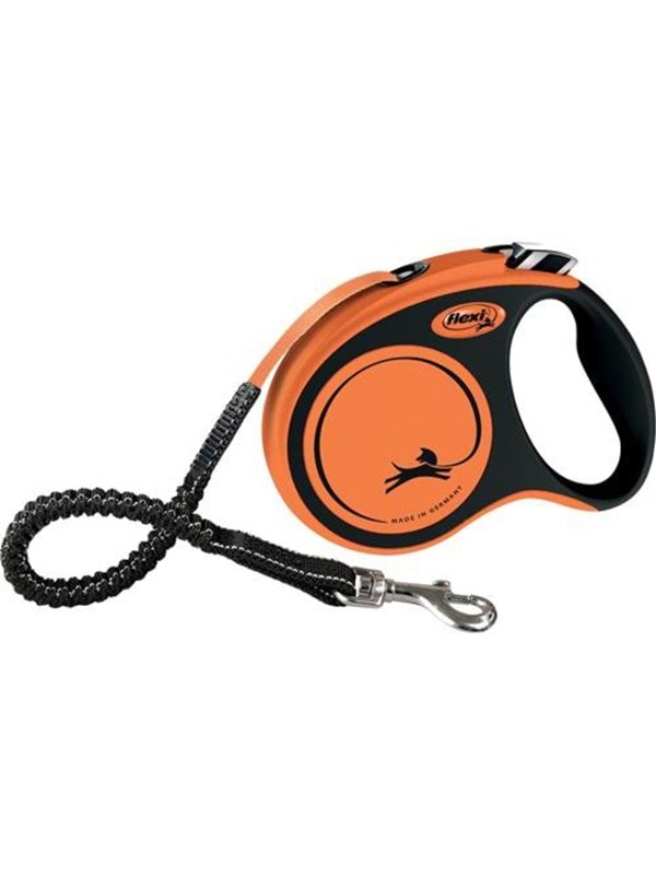 Flexi - Leash Xtreme S Tape 5M Black/Orange Max 20Kg - (600.8400)