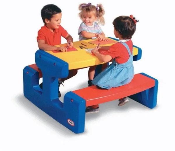 Little Tikes Large Picnic Table - Primary