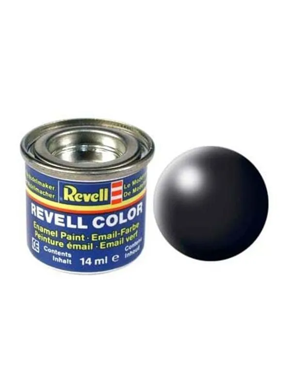 Revell enamel paint # 302-black silk Matt