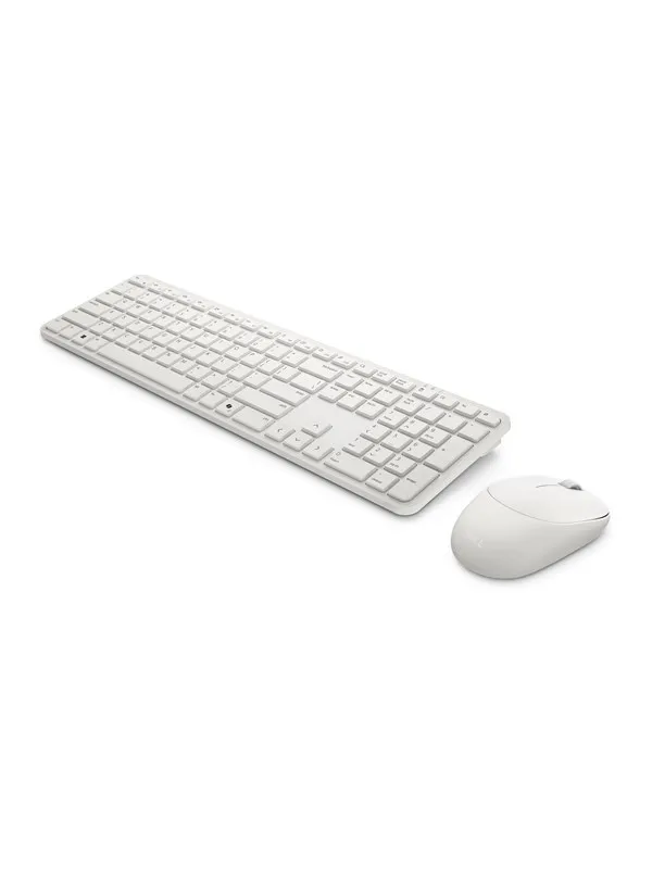 Dell Pro 5 KM526 - keyboard and mouse set - QWERTY - Spanish - light ash Input Device - Tastatur & Mussett - Spansk - Hvit