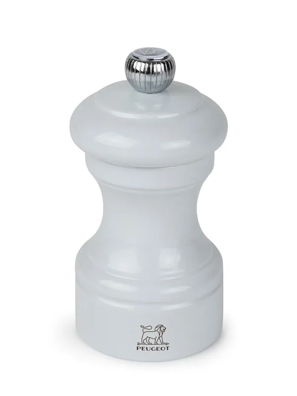 Peugeot Bistro Salt Mill in Wood Pearl Grey Gloss 10cm