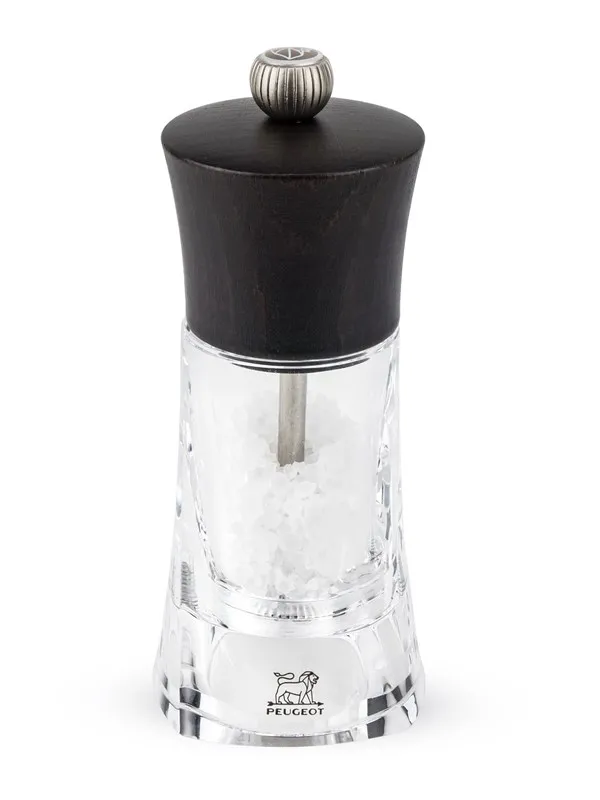 Peugeot Oleron alt Mill in Wood & Acrylic Chocolate 14 cm