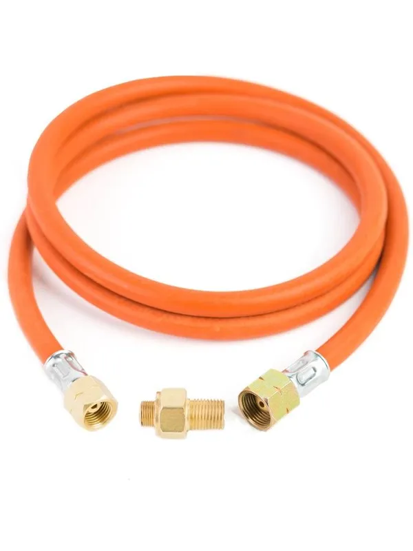 Meva Connection reduction to tourist gas cylinder G 3/8" L - 7/16" hose 1.5m