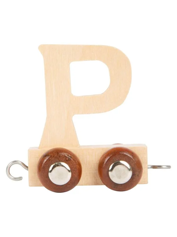 Small Foot - Wooden Letter Train - P - 12 pieces