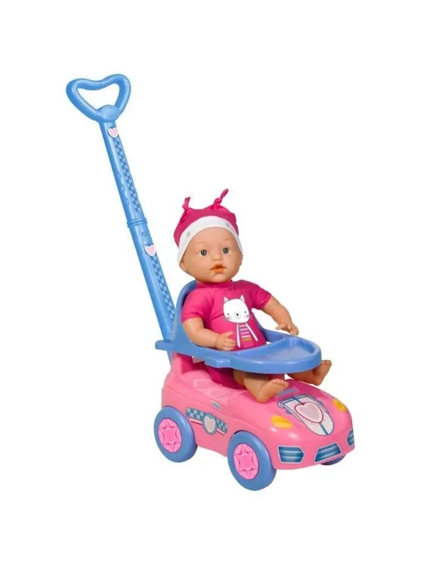LOKO Toys Baby Walker & Soft Baby Doll - 18+ Months