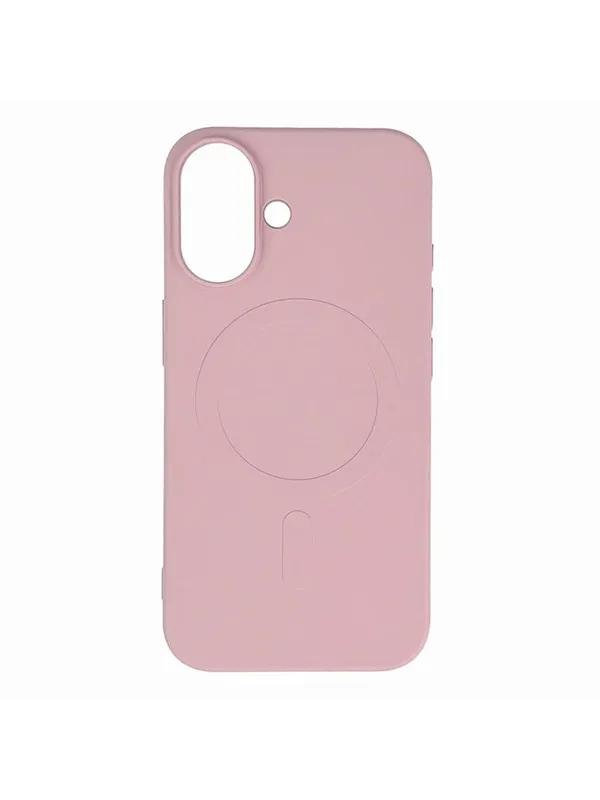 Hurtel Liquid Silicone Case MagSafe for iPhone 16 Plus - Light Pink