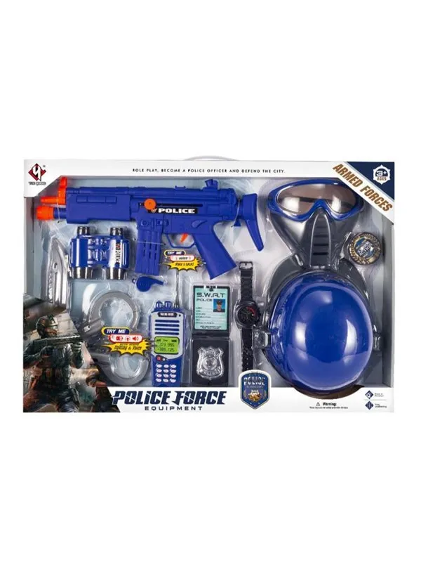 GA Toys Police Toy Set 9 Pieces - 3+ Years