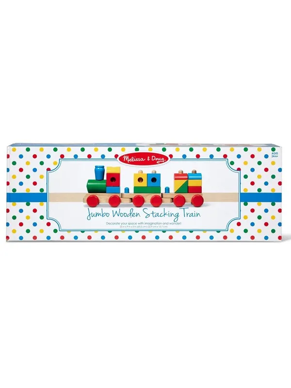 Melissa & Doug Wooden Stacking Toy Train