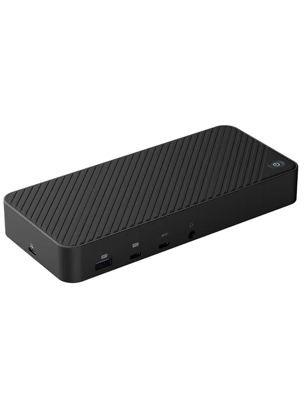 Deltaco DisplayLink docking station triple display 4K