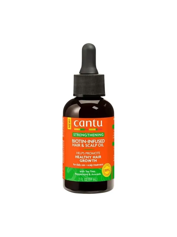 Cantu Biotin-Infused Tea Tree Oil Hair Oil Treatment 59 ml.