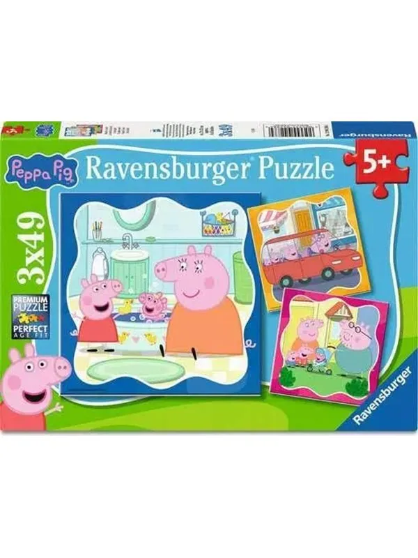 Ravensburger Peppa Pig 3x49p - 5+