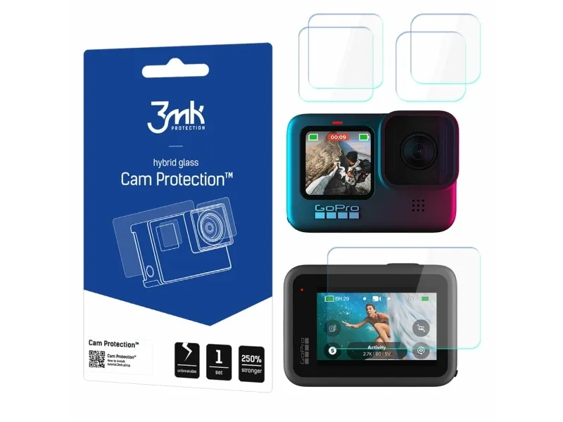 3mk Cam Protection protective glass for GoPro Hero 9 / 10 / 11