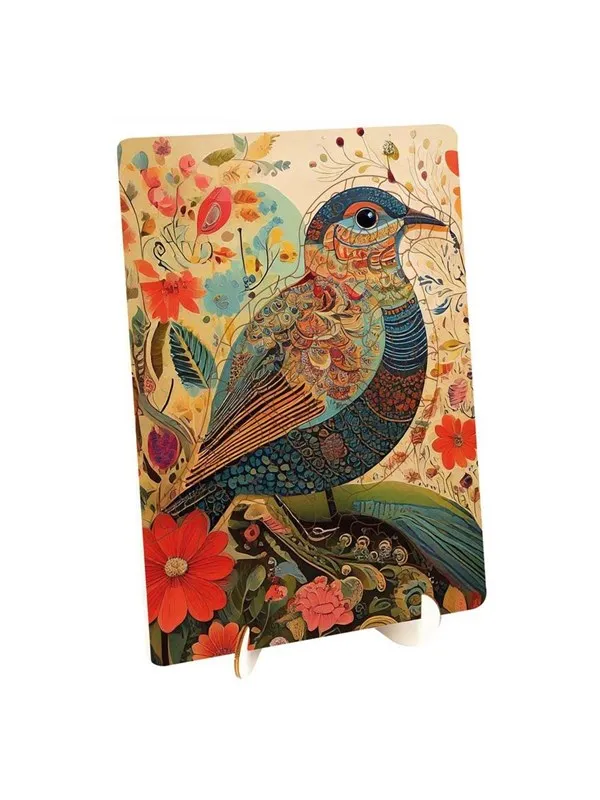 Creative Craft Group Wooden Puzzle Bird - Unique Shapes - 130 pcs. Tre