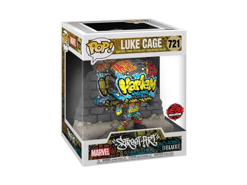 Funko! - POP - DELUXE Exclusive Marvel - Luke Cage Luke Graffiti - Figur