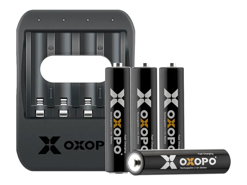 APO International OXOPO XS series USB battery charger - with battery - 4 x AAA - Li-Ion