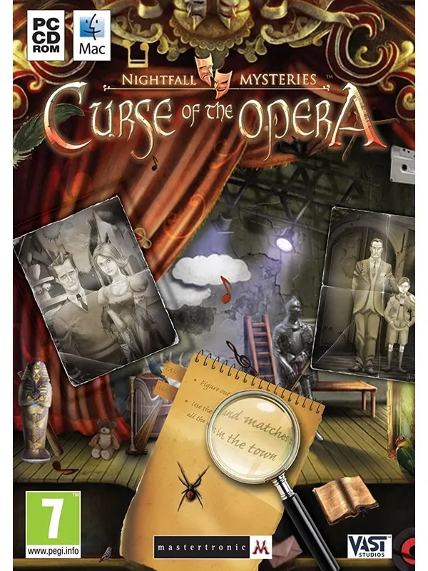 Nightfall Mysteries: Curse of the Opera - Windows - Puslespill