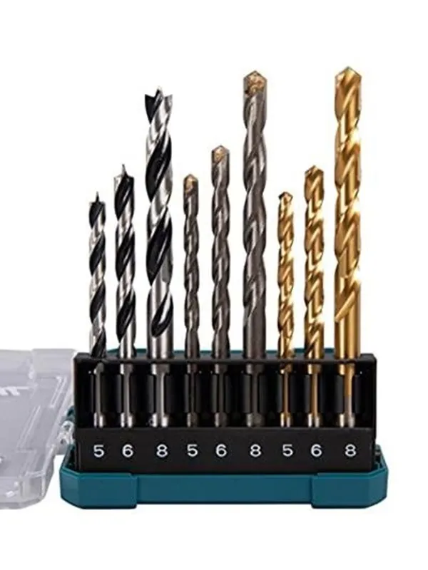 Makita D-71962 9 Piece Drill Bit Set