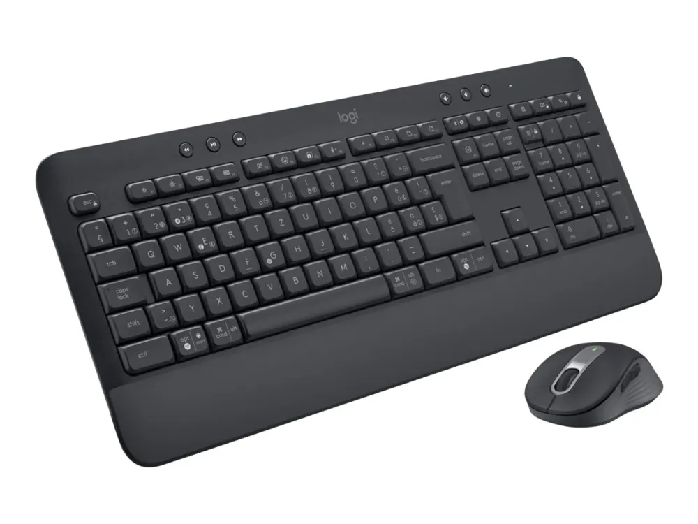 Logitech Signature MK650 Combo For Business - uk - Tastatur & Mussett - Engelsk (Storbritannia) - Grå