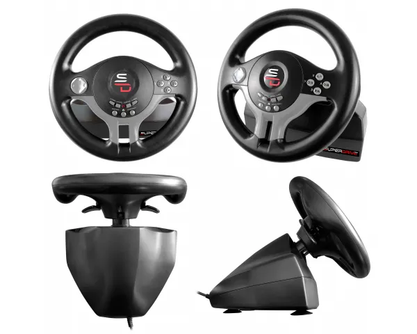 Subsonic Superdrive SV 200 Steering Wheel - Wired Steering wheel & Pedal set - Sony PlayStation 4