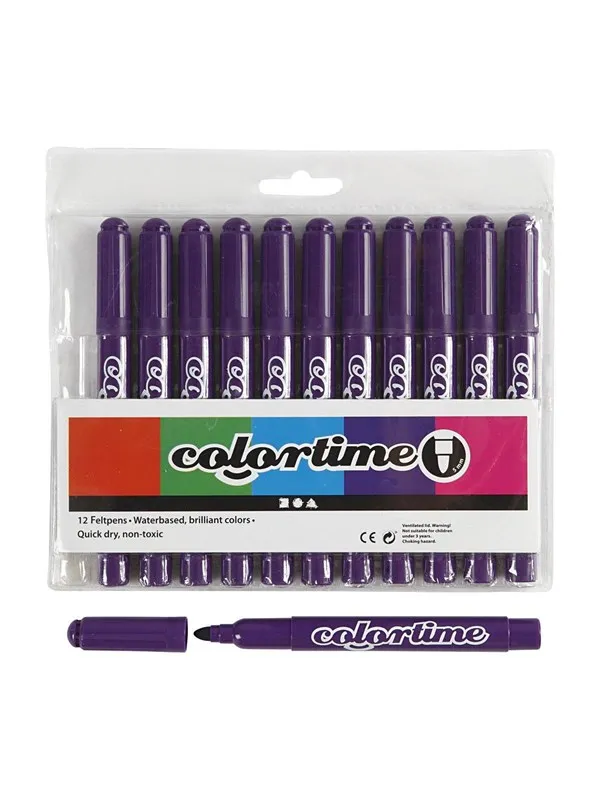 Creativ Company Purple Jumbo pens 12pcs.