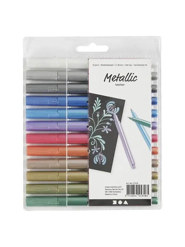 Creativ Company Metallic Markers 12pcs.