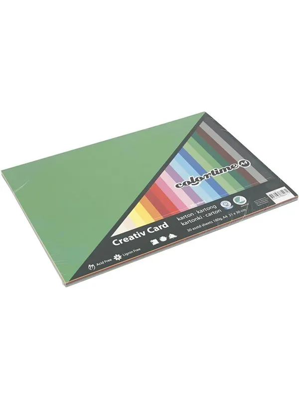 Creativ Company Colored Cardboard A4 30 Sheets