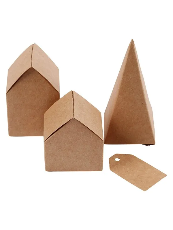 Creativ Company Houses and Trees Cardboard Set