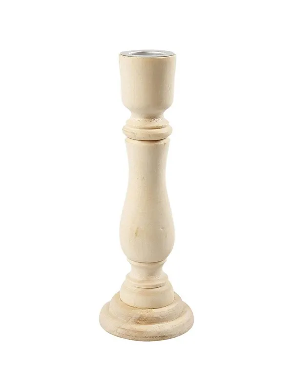 Creativ Company Candlestick Wood 16.5cm