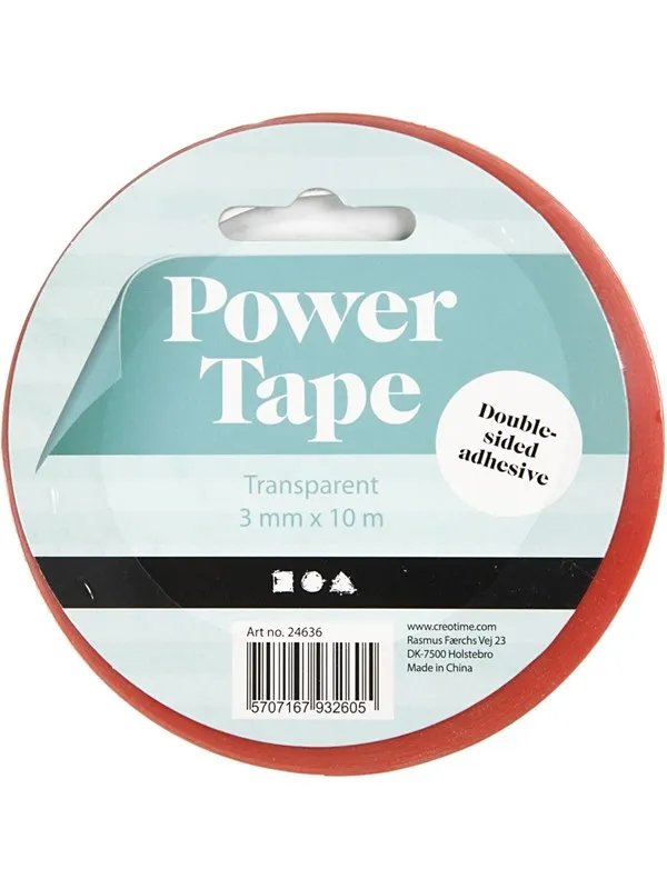 Creativ Company Double Sided Adhesive Power Tape 3mm 10m