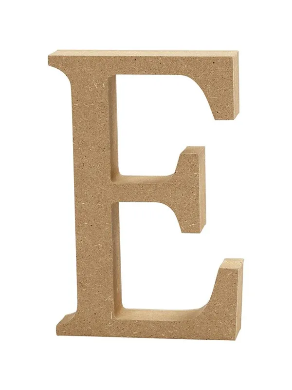 Creativ Company Letter E MDF 13cm 1pc.