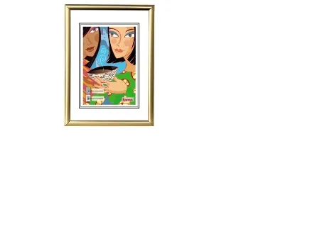 Hama "Madrid" Plastic Frame gold 30 x 40 cm