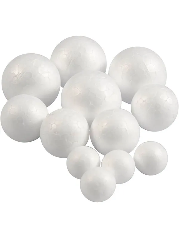 Creativ Company Polystyrene Balls White 12pcs.