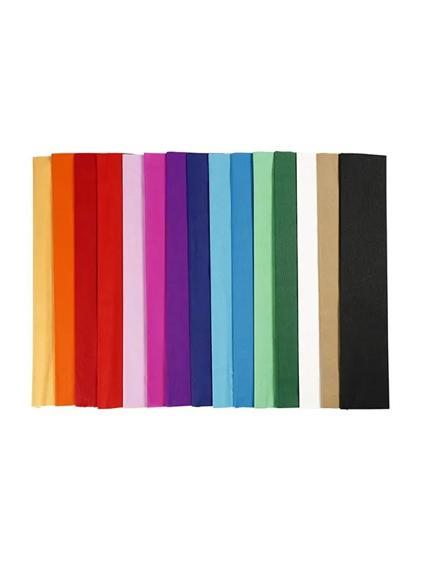 Creativ Company Crepe paper - Basic colors 15st.
